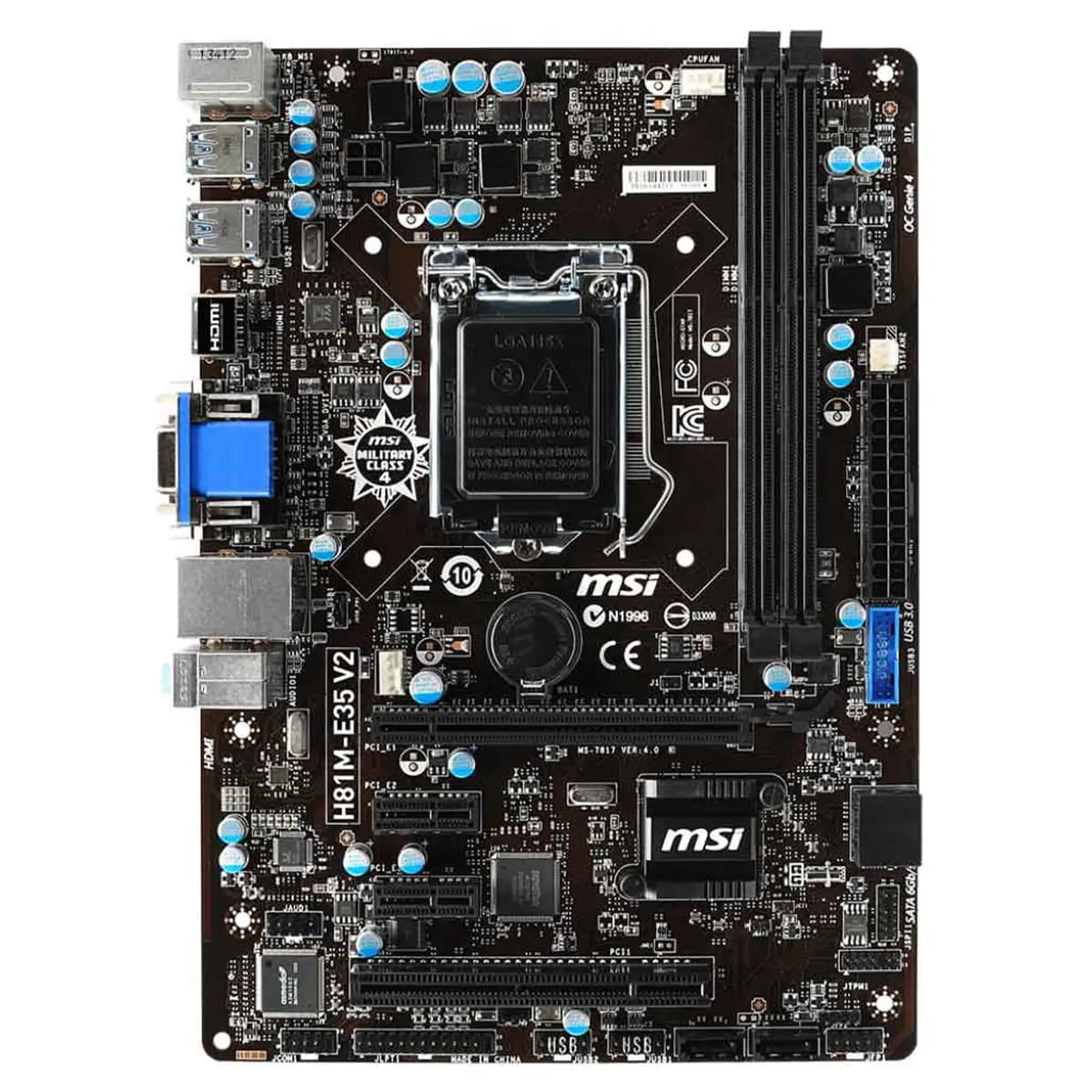 مادربرد ام اس آی MSI H81M-E35 V2