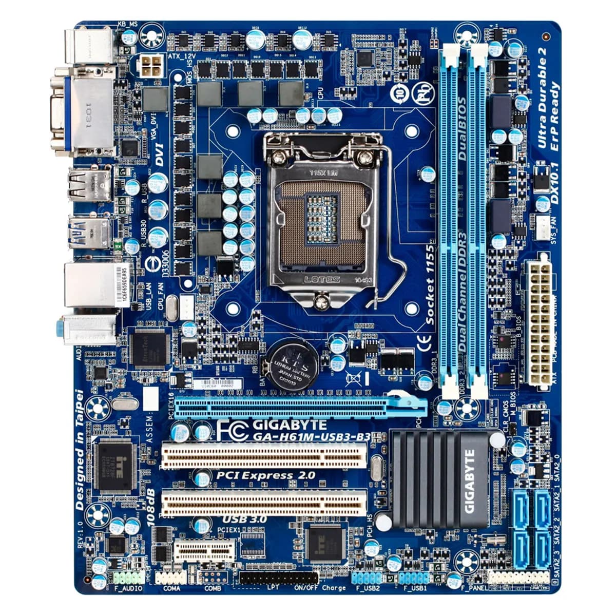 مادربرد گیگابایت GIGABYTE GA-H61M-USB3-B3