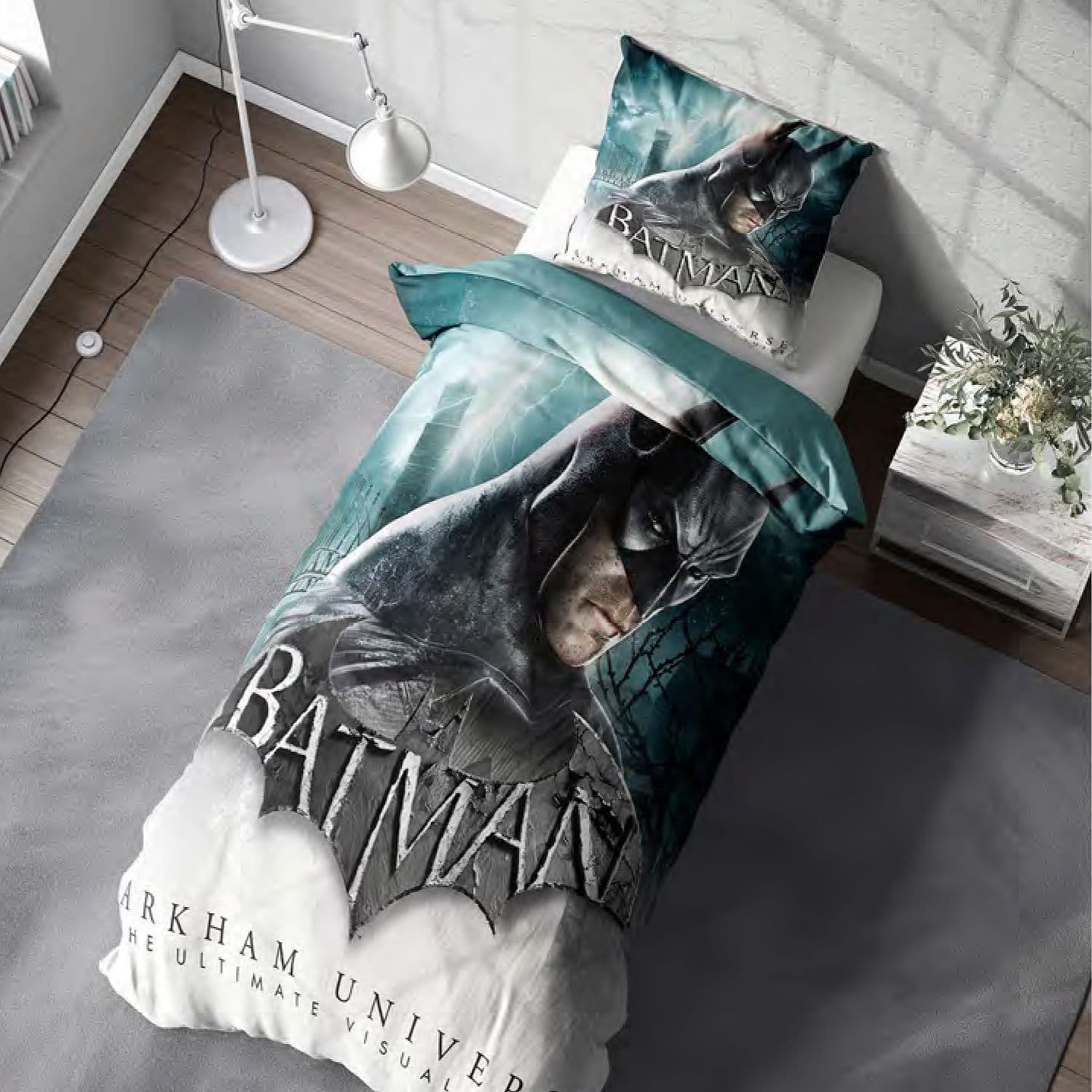 سرویس خواب کد M-4174 طرح بتمن batman یکنفره 4 تکه