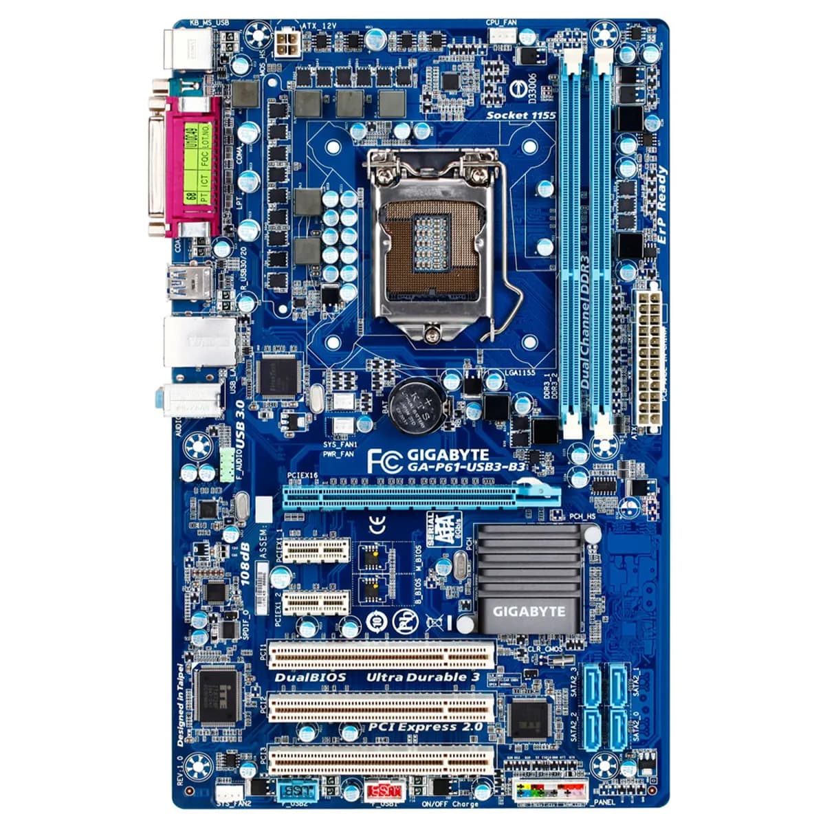 مادربرد گیگابایت GIGABYTE GA-P61-USB3-B3