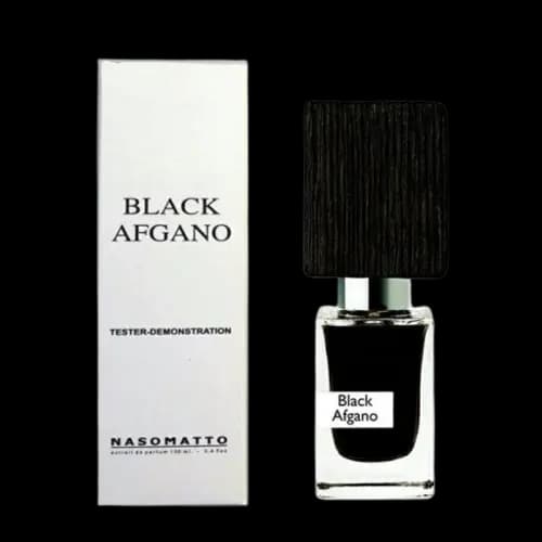 تستر اماراتی ناسوماتو بلک افغانو (بلک افغان – بلک افگانو) 30 میلی لیتر | Tester Nasomatto Black Afgano 30ml