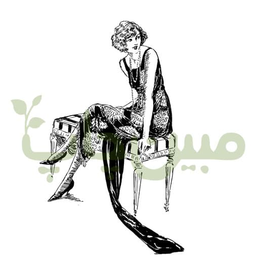 ماگ دخترانه میز و نقاشی زن — تصویر ۲