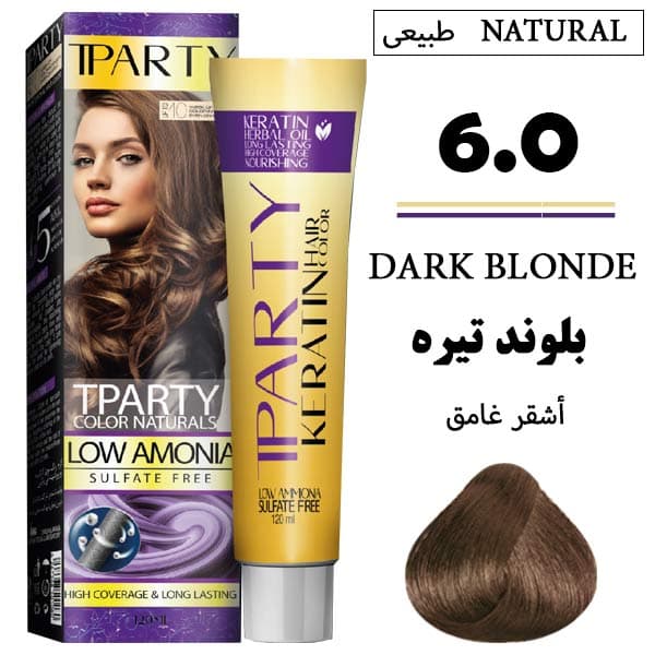 رنگ مو تیپارتی 6.0 | بلوند تیره