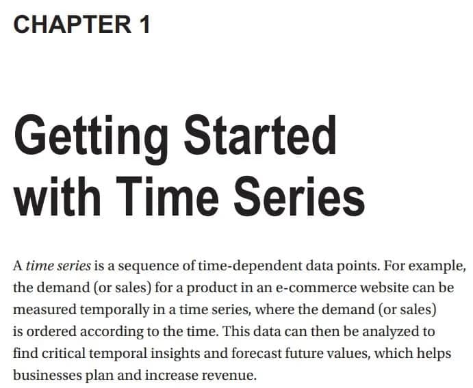 کتاب Time Series Algorithms Recipes — تصویر ۲
