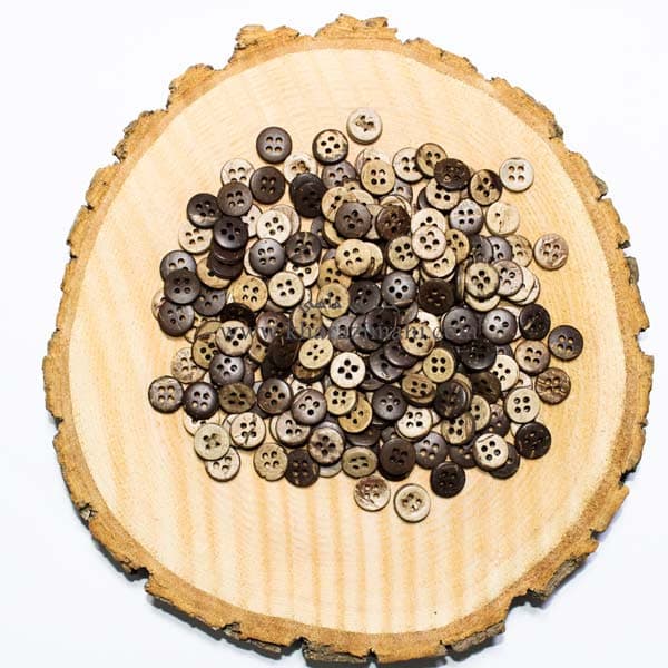 دکمه طرح چوب نارگیلی