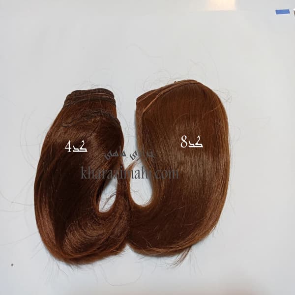 موی عروسک – پونزده سانت حالت دار- وارداتی پرحجم {یاکی} — تصویر ۳