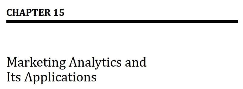کتاب Marketing Analytics — تصویر ۴