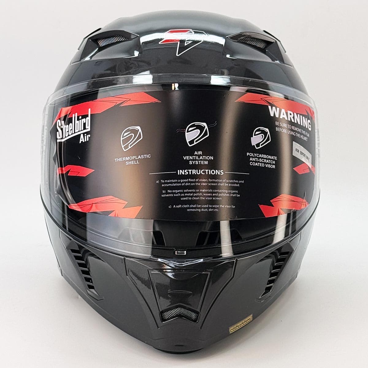 کلاه کاسکت فک متحرک استیل برد مدل Predator کد 2376 — تصویر ۷