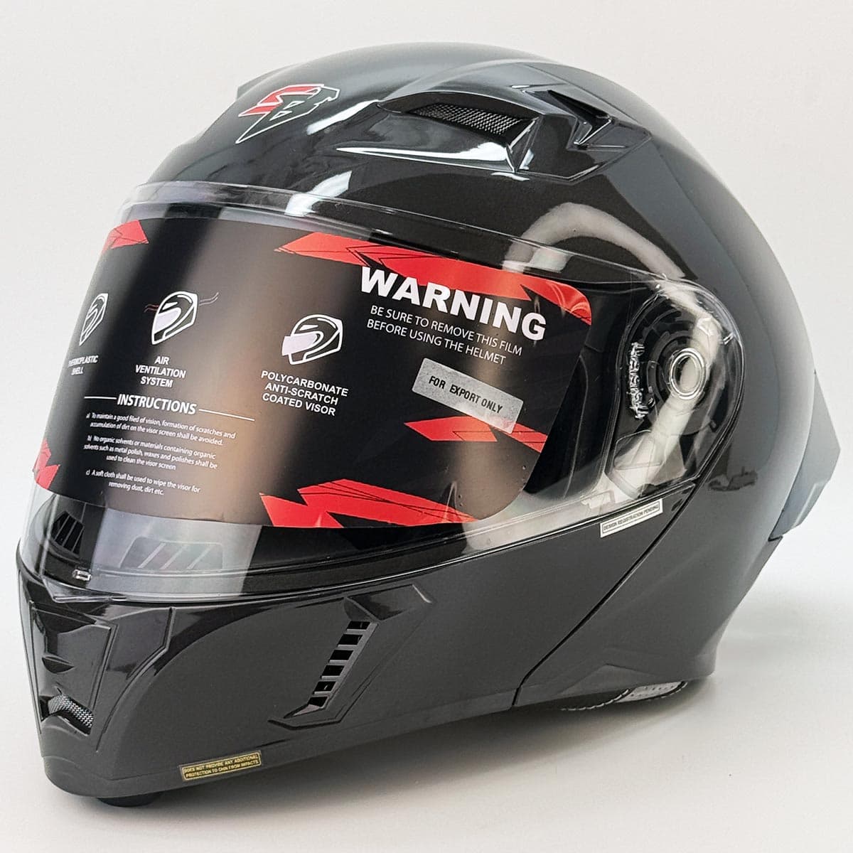 کلاه کاسکت فک متحرک استیل برد مدل Predator کد 2376 — تصویر ۸
