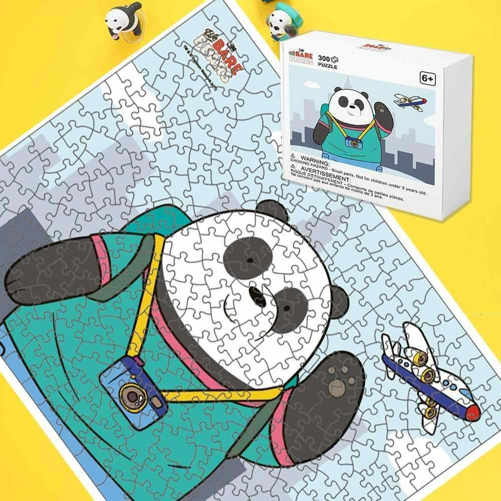 پازل مینیسو، مدل Miniso We Bare Bears 4.0 Go Traveling Pieces Puzzle (Panda)، پاندا، 300 تیکه، 38×30,5 سانتی متر — تصویر ۲
