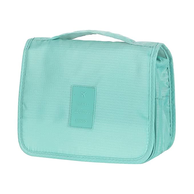 کیف مسافرتی (نظم دهنده چمدان) مینیسو، مدل Miniso Foldable Portable Toiletry Organizer Bags Waterproof Cosmetic Pouch – Green، سبز، 15×21×24سانتی متر