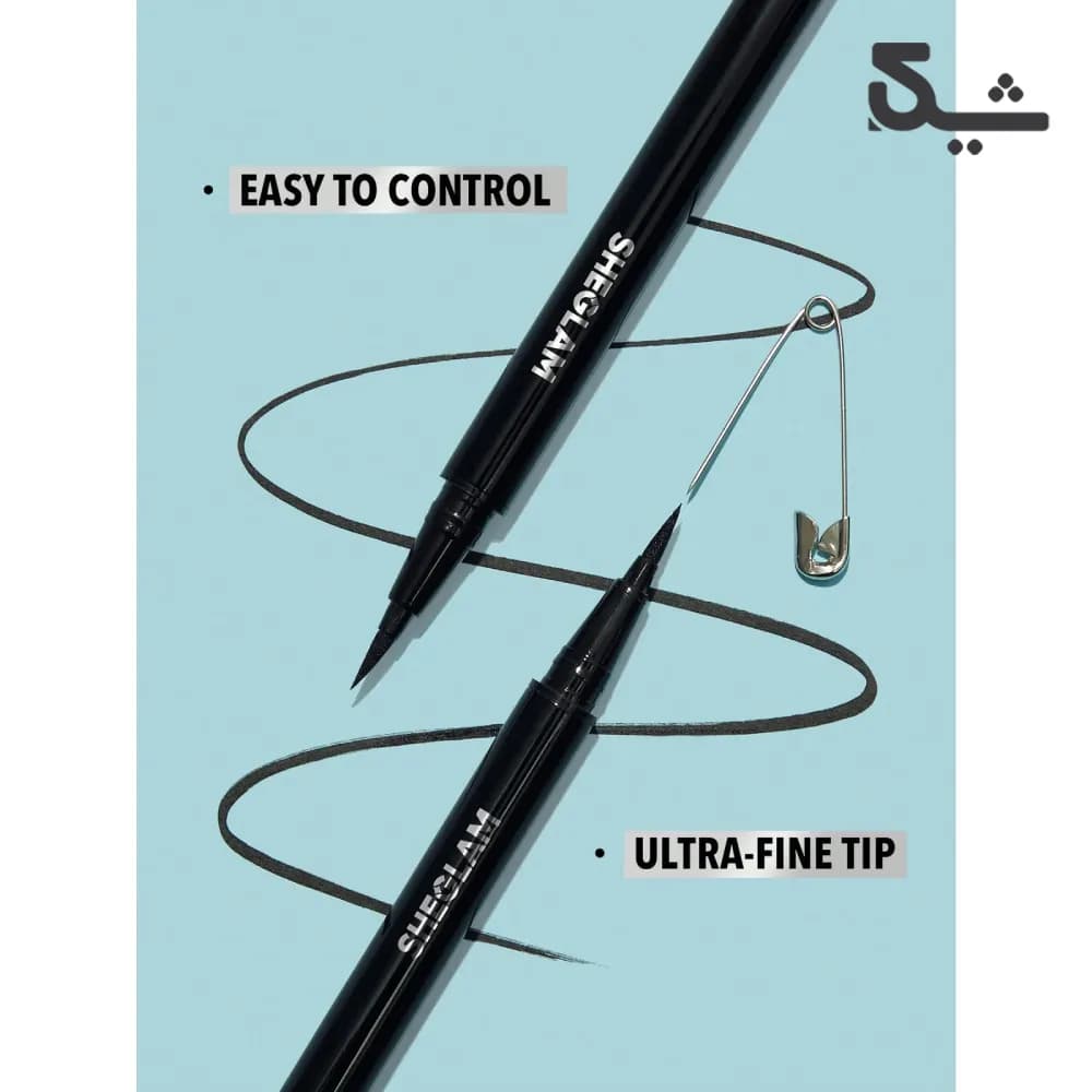 خط چشم مایع و ماژیکی مشکی شیگلم مدل Pro Precision — تصویر ۴