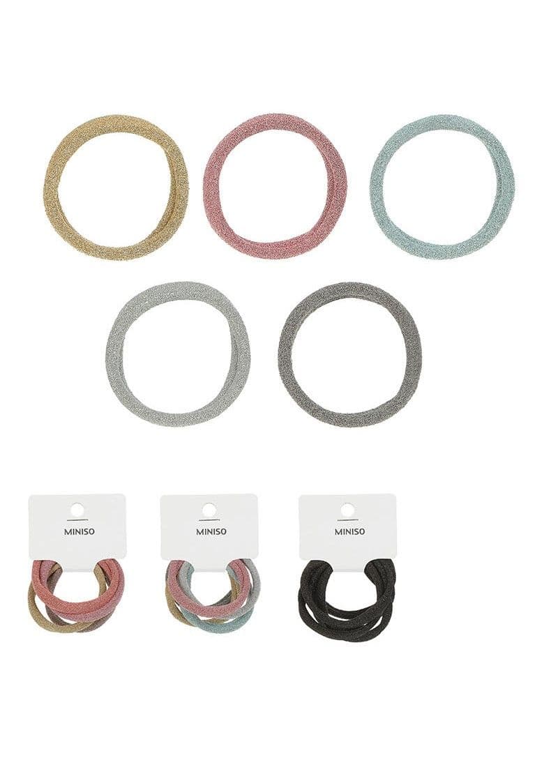 کش مو مینیسو، مدل Basic Rubber Band، ترکیب رنگی، 5 عددی