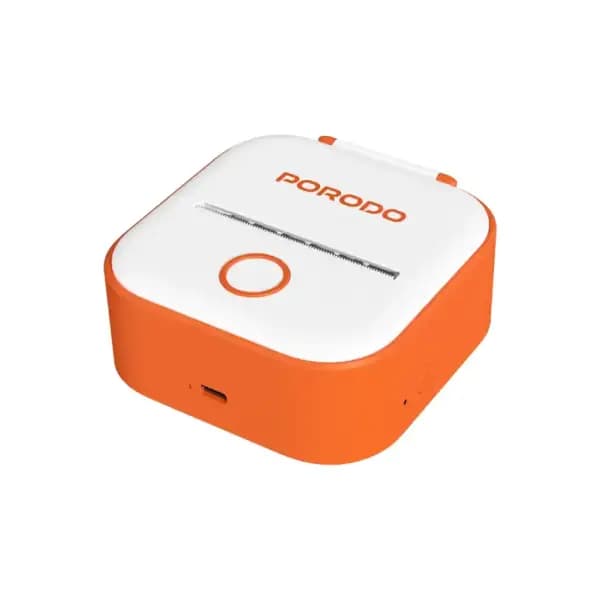 پرینتر حرارتی جیبی پرودو مدل Porodo Pocket HD Thermal Printer PDLFST048WH — تصویر ۲