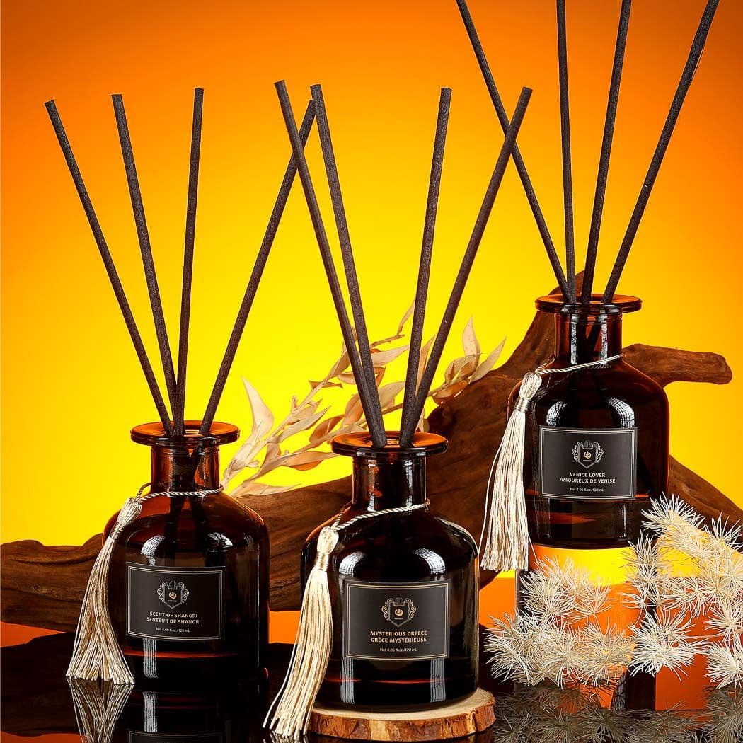 خوشبو کننده مینیسو، مدل MINISO Hotel Series Reed Diffuser (Mysterious Greece)، ادکلن یونانی، ۱۲۰ میلی لیتر — تصویر ۲