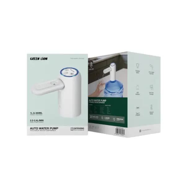 پمپ آب خودکار گرین لاین مدل Green Lion Auto Water Pump Foldable Water Dispenser — تصویر ۳