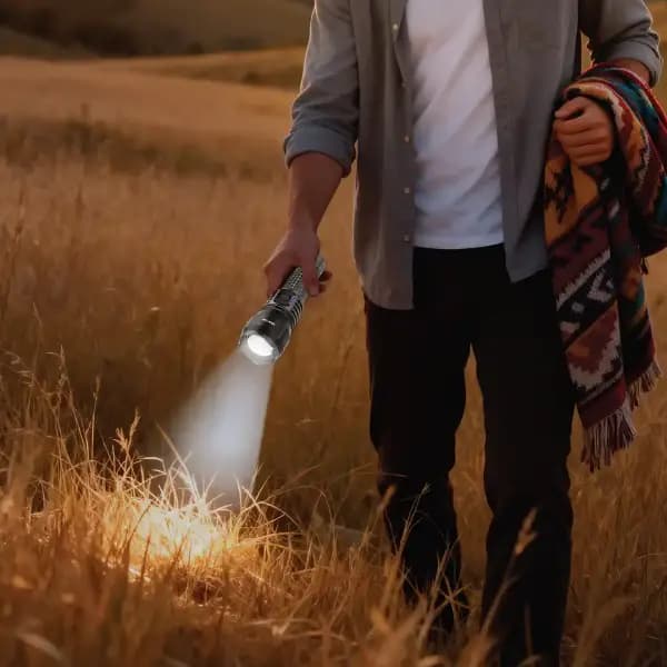 چراغ قوه گرین لاین مدل Green Lion Hunter Portable LED Torch — تصویر ۲