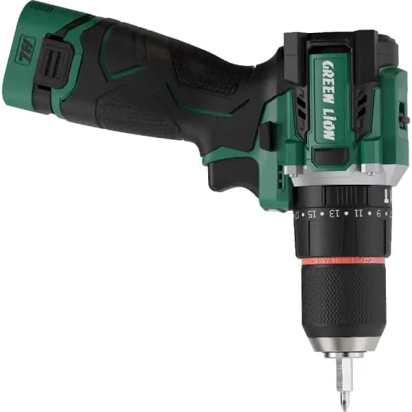 دریل چکشی شارژی گرین لاین مدل Green Lion GD-15 Pro Drive Cordless Hammer Drill — تصویر ۵