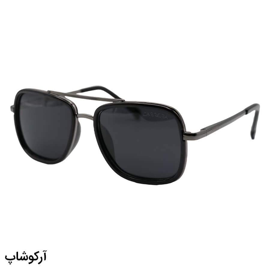 عینک آفتابی کاررا با فریم شکل مربعی، رنگ مشکی و نوک مدادی و لنز دودی و پلاریزه مدل C426 — تصویر ۴