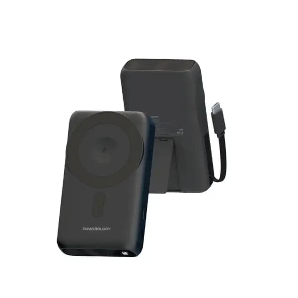 پاوربانک 10000 میلی‌آمپر 35 وات مگ‌سیف پاورولوژی مدل Powerology Richmond MagSafe Power Bank