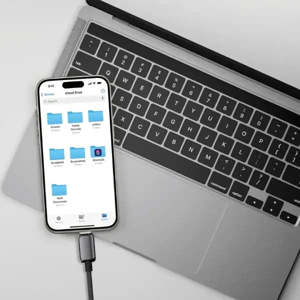 کابل تایپ سی به تایپ سی 60 وات پاورولوژی مدل Powerology Zinco Series USB-C to USB-C — تصویر ۵