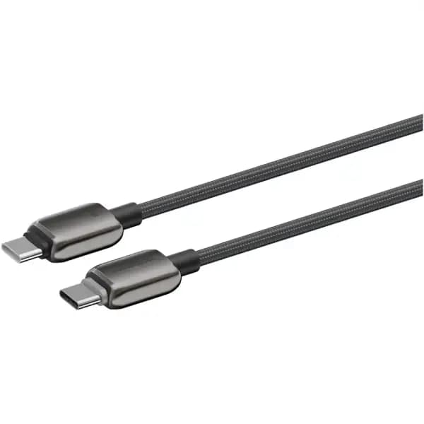 کابل تایپ سی به تایپ سی 60 وات پاورولوژی مدل Powerology Zinco Series USB-C to USB-C — تصویر ۳