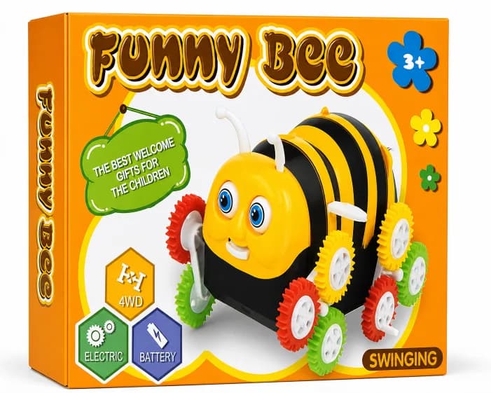 زنبور اسباب بازی حرکتی Funny Bee مدل No.1258 — تصویر ۳