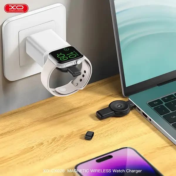شارژر بی سیم اپل واچ ایکس او مدل XO CX026 — تصویر ۵