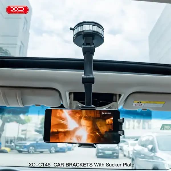 هولدر و نگهدارنده چرخشی گوشی موبایل داخل خودرو ایکس او مدل XO C146 Gravity Car Holder with Suction Cup — تصویر ۷