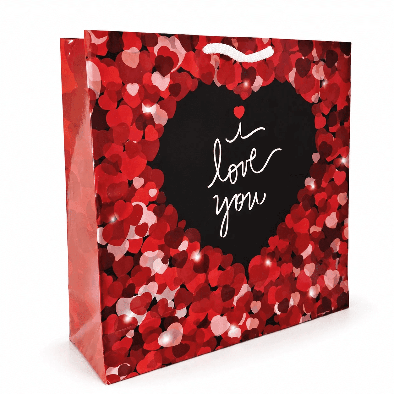 ساک هدیه سون کارت سایز 5 طرح عاشقانه I Love You — تصویر ۲