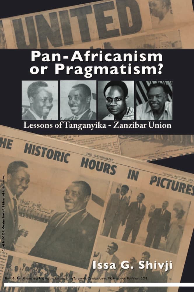 کتاب Pan-Africanism or Pragmatism (پان‌آفریقایی‌گرایی یا عمل‌گرایی: درس‌های اتحاد تانگانیکا و زنگبار) نسخه انگلیسی PDF