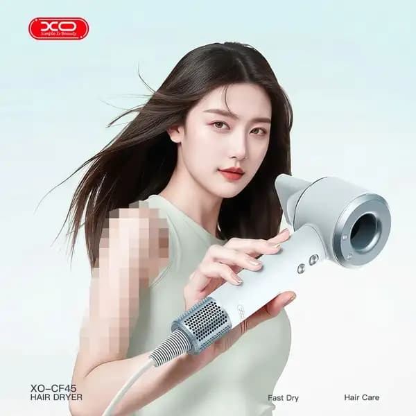 سشوار 1600 وات ایکس او مدل XO CF45 EU Smart High Speed Hair Dryer — تصویر ۳