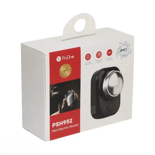 مینی ریش تراش و ماشین اصلاح بدن شارژی مسافرتی پرووان مدل ProOne PSH952 Mini Electric Shaver — تصویر ۸