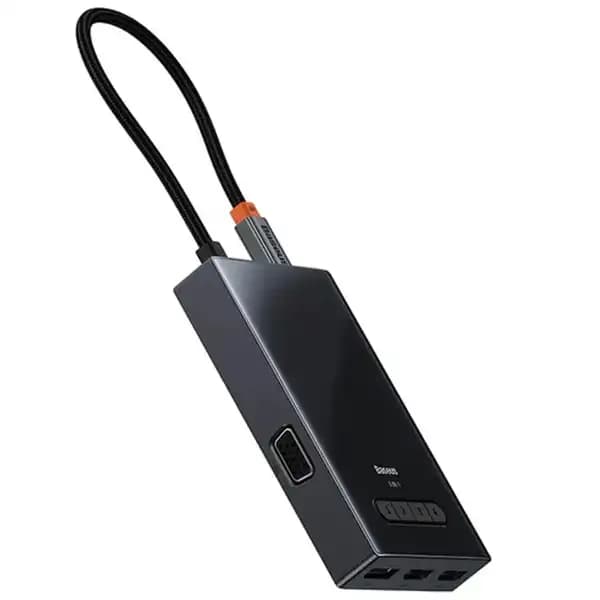 هاب تایپ سی 8 پورت بیسوس مدل Baseus Focus Series 8 Port Type-C Hub Adapter OH082 — تصویر ۳
