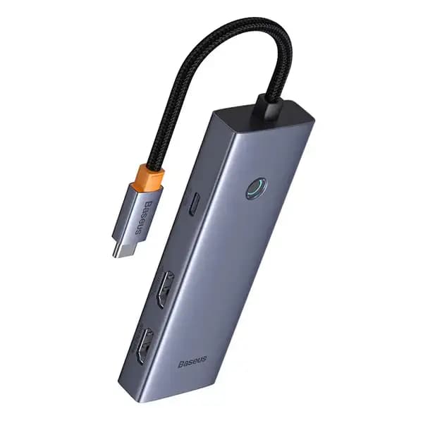 هاب تایپ سی 7 پورت بیسوس مدل Baseus 7 in 1 Triple-Display Hub BS-OH117 — تصویر ۶