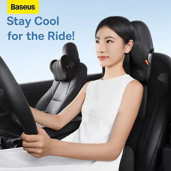 بالش طبی پشت کمری و گردنی صندلی خودرو بیسوس مدل Baseus BS-CN005 ComfortRide Car Lumbar — تصویر ۷