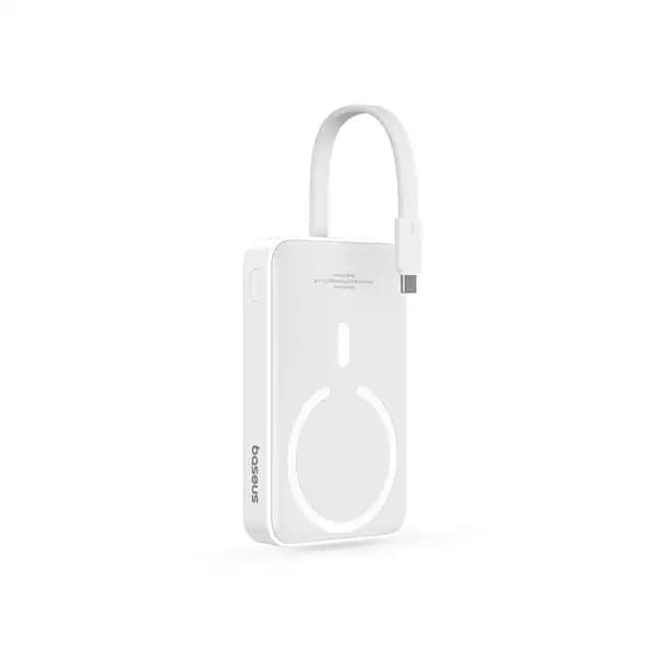 پاوربانک 10000 هزار 30 وات بیسوس مدل Baseus Magnetic With Built-in USB-C Cable — تصویر ۶