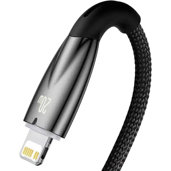 کابل تایپ سی به لایتنینگ 20 وات 2 متری بیسوس مدل Baseus Glimmer PD Fast Charging Data Cable CADH000101 — تصویر ۵