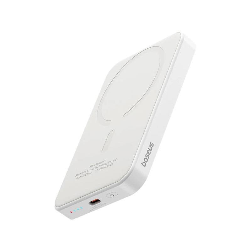 پاوربانک باسئوس مدل Magnetic Mini WIRELESS FAST PPCXM05 ظرفیت 5000 میلی آمپر ساعت — تصویر ۲