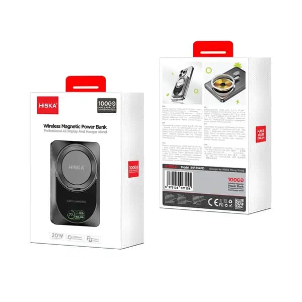 پاوربانک 10000 هزار 20 وات هیسکا مدل Hiska HP-134PD — تصویر ۵