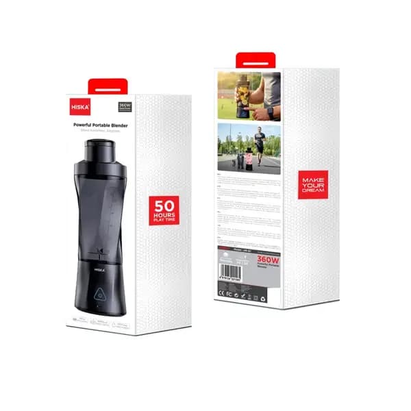 میکسر شارژی میوه 0.7 لیتر هیسکا مدل Hiska HR-87 — تصویر ۶