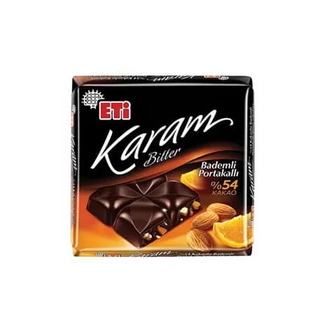 شکلات با طعم بادام و پرتغال 100 گرمی اتی Eti