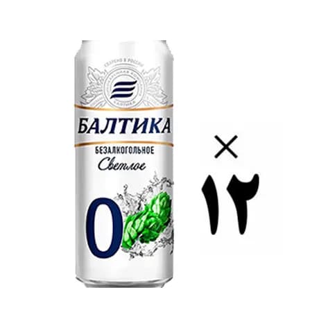 آبجو بدون الکل رازیانه بالتیکا 12 عددی Baltika
