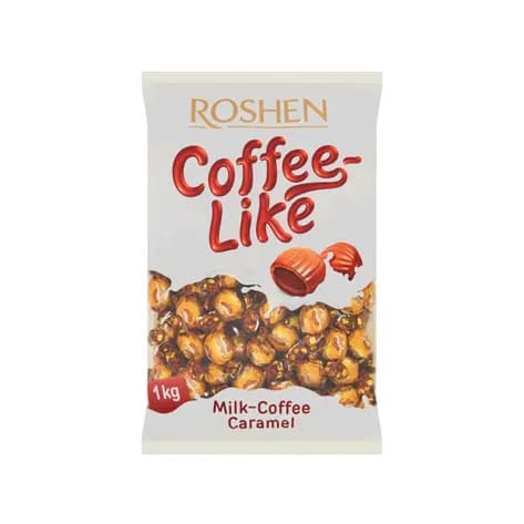 آبنبات کافی لایک با مغز کارامل روشن Roshen