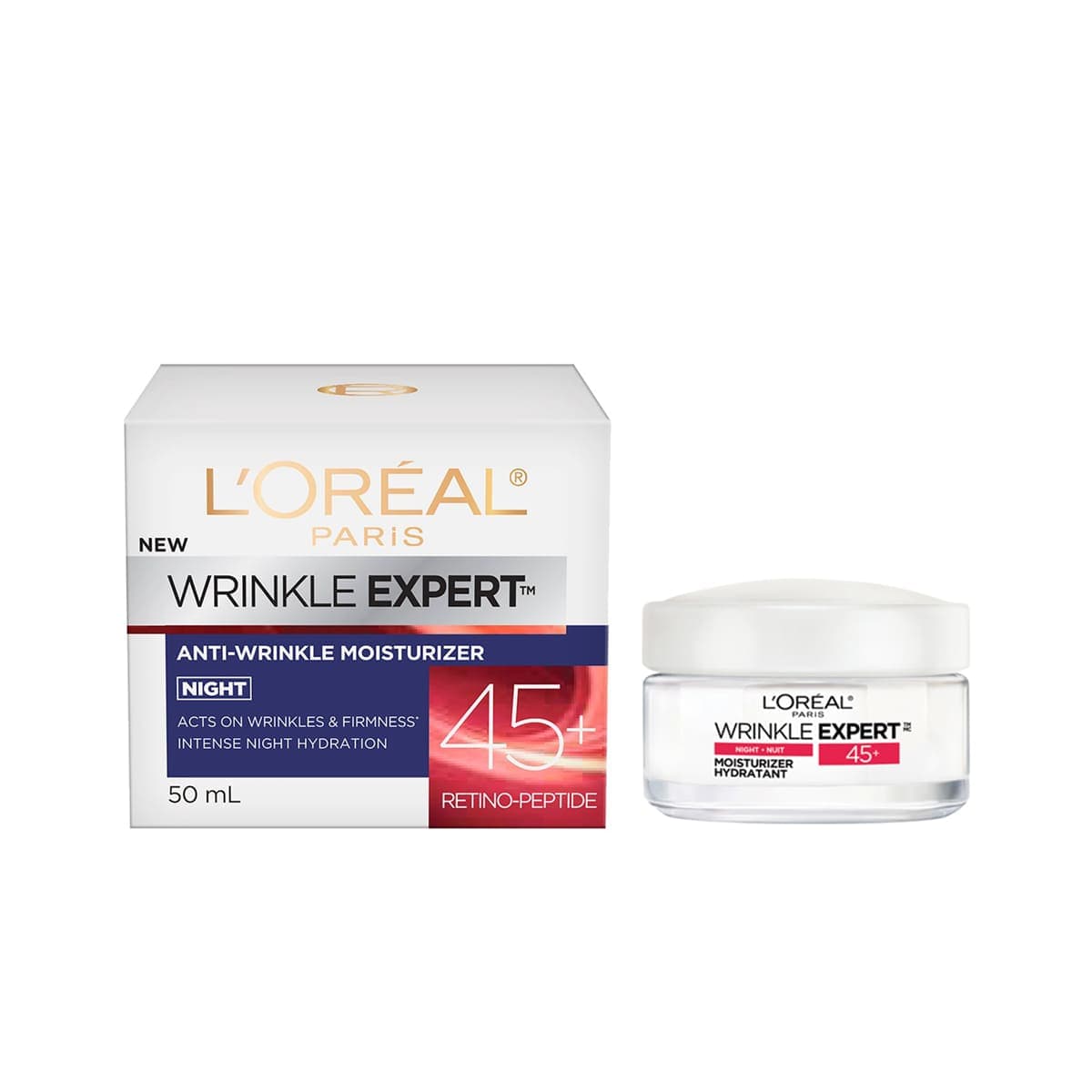 کرم ضد چروک لورال بالای 45 سال شب Loreal
