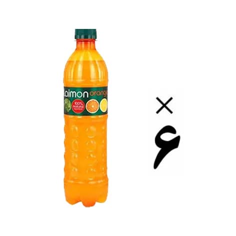 نوشیدنی گازدار پرتقالی لایمون پک 6 عددی Laimon Orange