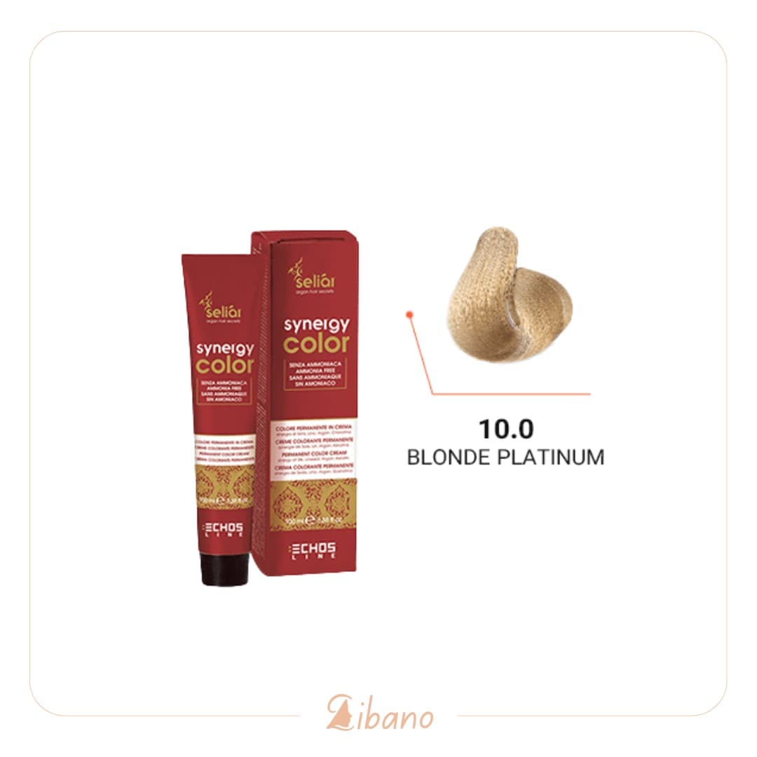رنگ مو بدون آمونیاک اچ اس لاین شماره 10.0 ECHOS Hair Color