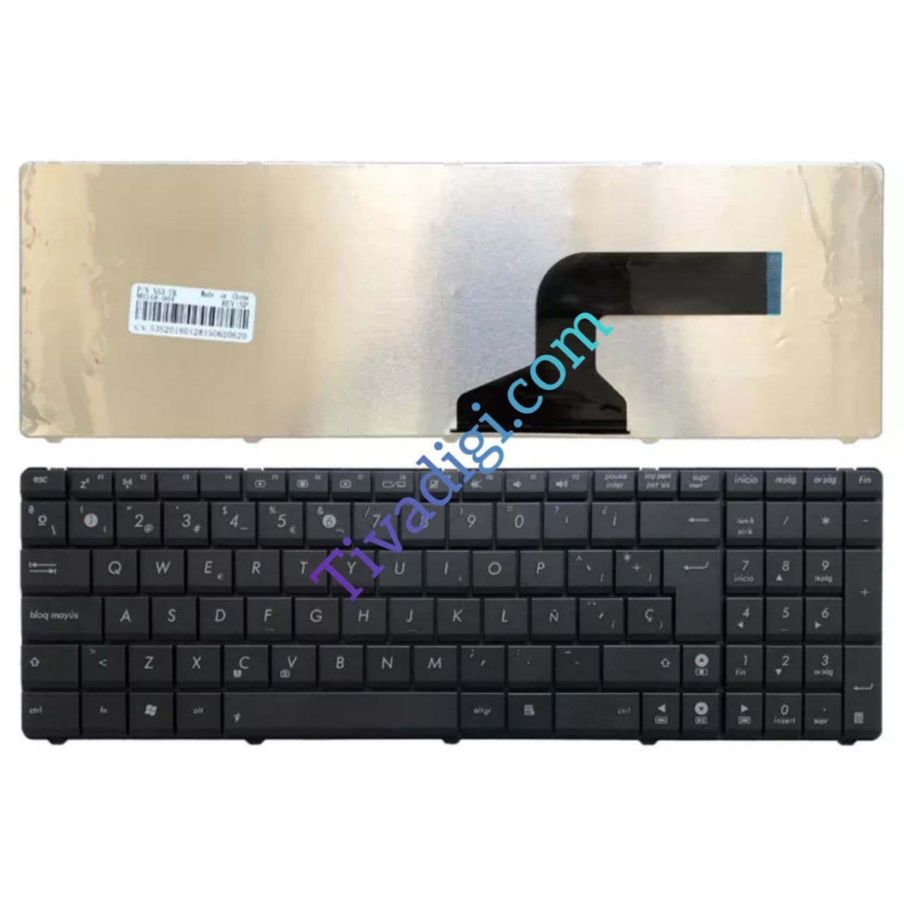 کیبورد لپ تاپ ایسوس K53 / K53E / K53B / K53J / K53S / K53T / K53U / K53Z