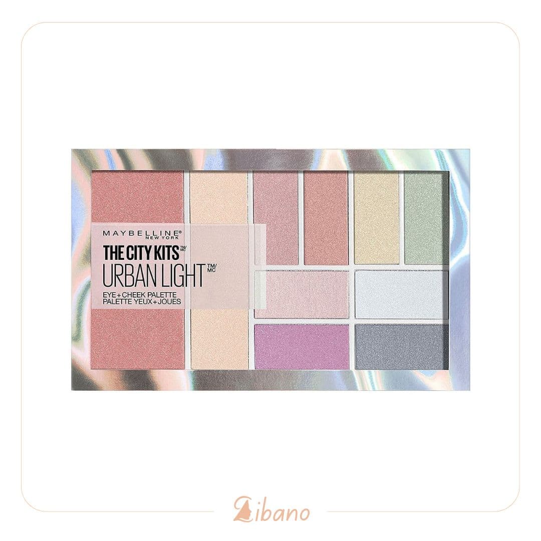 پالت سایه چشم Urban Light سیتی کیتس میبلین Maybelline — تصویر ۳