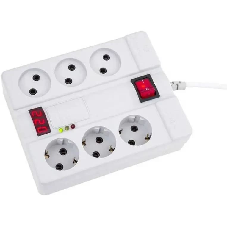 محافظ شش خانه باکلید دیجیتالی با کابل 3 متری کد 7381 پارت الکتریک — تصویر ۲